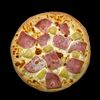 Фото к позиции меню Пицца Ветчина с ананасом средняя