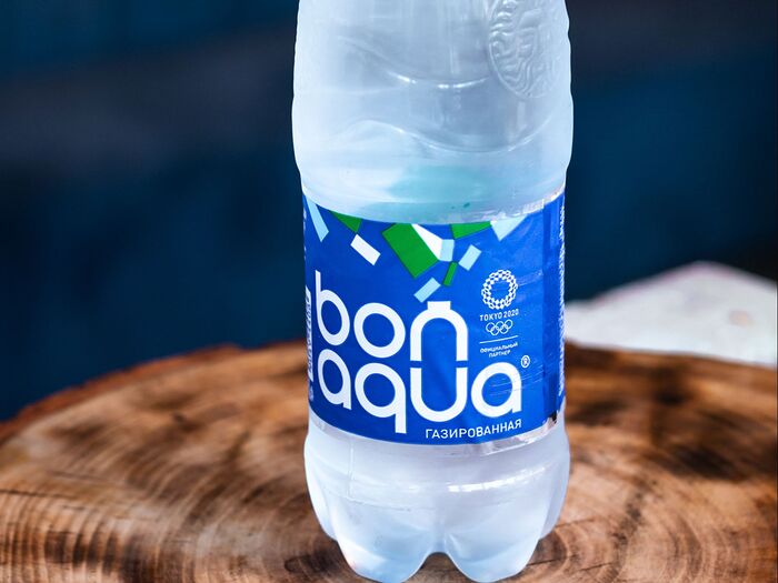 Вода BonaAqua газированная