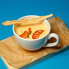Фото к позиции меню Сырный крем-суп