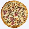 Фото к позиции меню Мини-пицца Ветчина Грибы