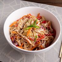 Wok с креветкой