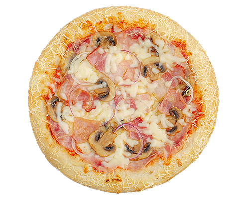 Пицца Деревенская на пышном тесте 25 см