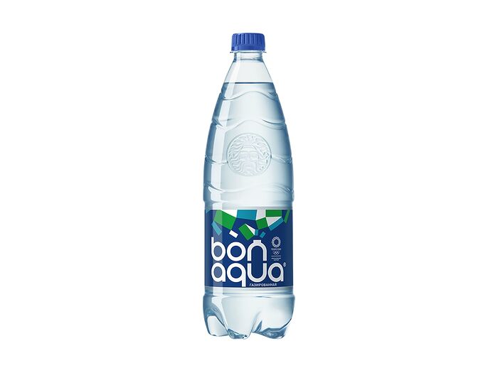Вода BonAqua c газом