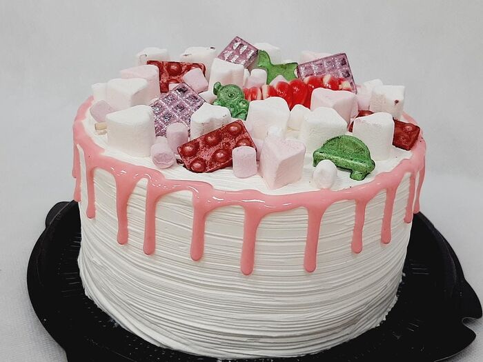 Торт Праздник розовый