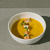 Фото к позиции меню Крем-суп из мускатной печёной тыквы с цукатами