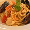 Фото к позиции меню Спагетти с морепродуктами