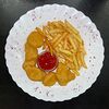 Фото к позиции меню Куриные наггетсы с картофелем фри
