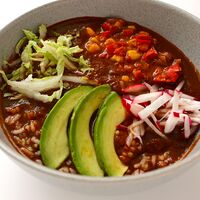 Большой мексиканский томатный суп