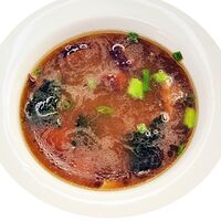 Мисо суп сливочный с лососем