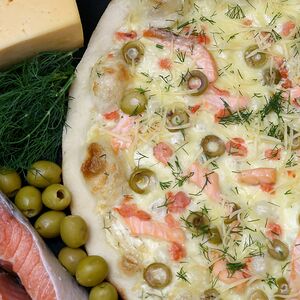 Salmone e gamberetti Сальмон э гамберетти