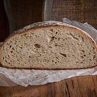 Хлеб пшеничный бездрожжевой половина