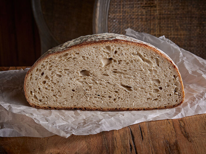 Хлеб пшеничный бездрожжевой половина