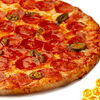 Фото к позиции меню Пицца Пепперони с медом и халапеньо