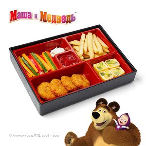 Kids box с куриными наггетсами и игрушка