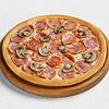 Фото к позиции меню Пицца Ветчина и грибы на классическом тесте