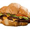 Фото к позиции меню Круассэндвич чизбургер