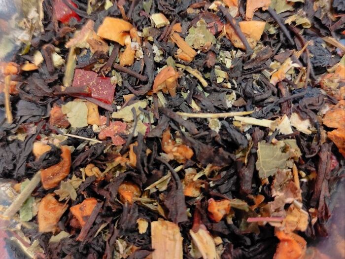 Фруктовый соблазн чай листовой черный ароматизированный