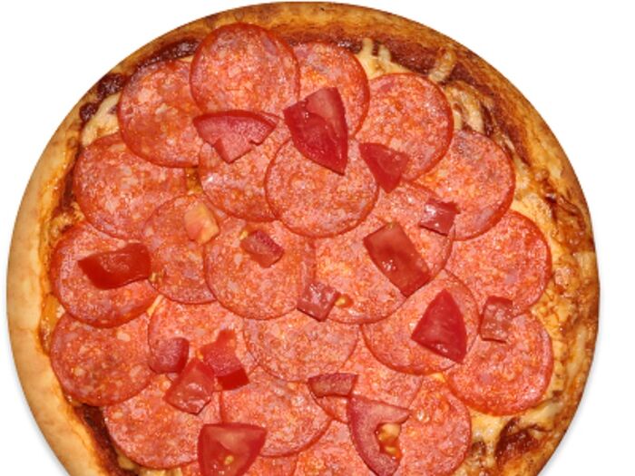 Пицца Пепперони с помидорами маленькая