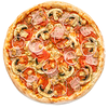 Фото к позиции меню Пицца мясной пир 25 см