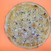 Фото к позиции меню Пицца с курицей и ананасами (сливочная основа)