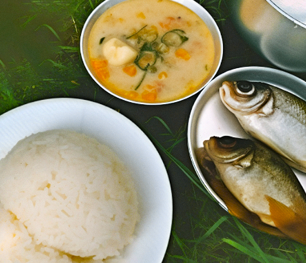 Nshima & fresh fish