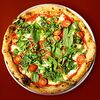 Фото к позиции меню Пицца с томатами черри и базиликом