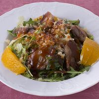 Теплый шанхайский салат с уткой