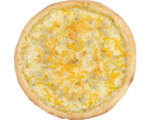 Пицца Четыре сыра на тонком тесте 30 см