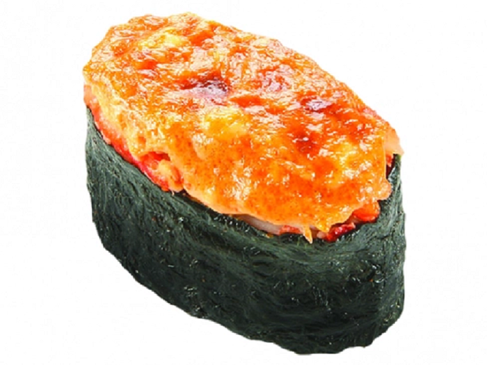 Суши, запеченные с лососем