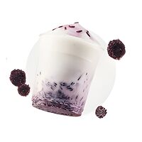 Фиолетовый йогурт