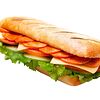 Фото к позиции меню Сэндвич с колбасками пепперони