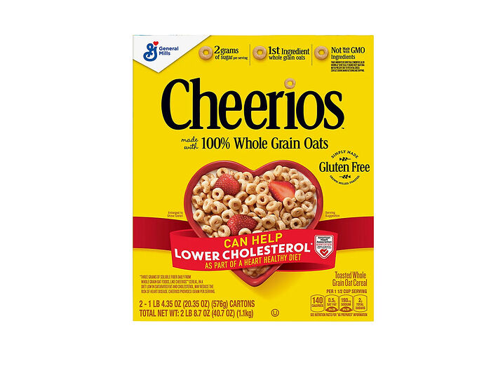 General Mills Cheerios 40 oz 100% Oats