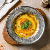 Крем-суп из чечевицы Мерджимек