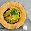 Фото к позиции меню Классический мясной салат из филе индейки Карамболь
