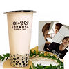 Фото к позиции меню Кокосовый молочный чай с K-pop c картой L