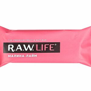 R. a. w Life, Батончик орехово-фруктовый Малина-лайм