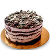 Фото к позиции меню Черничный торт с шоколадным бисквитом порция