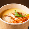 Фото к позиции меню Крем суп сырный с цыпленком