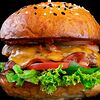 Фото к позиции меню Гамбургер Maxi с мраморной говядиной