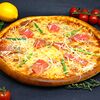 Фото к позиции меню Пицца Семга с сыром