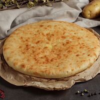 Пирог с картофелем и грибами