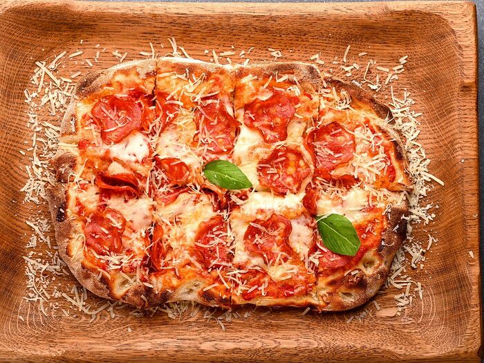 Римская пицца с чоризо