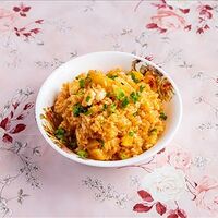 Жареный рис с морепродуктами