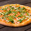 Фото к позиции меню Пицца с лососем 24 см