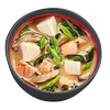 Фото к позиции меню Мисо суп сливочный с лососем