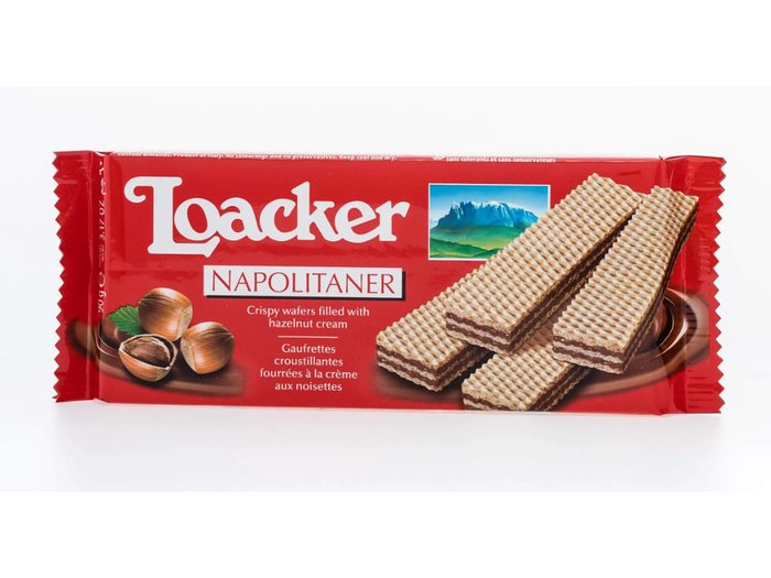 Gaufrette noisette loacker