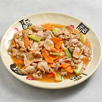 Wok свинина/курица с овощами в соевом соусе