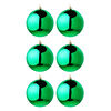 Фото к позиции меню Сноу бум набор шаров 6шт, 7см, пластик, зеленый