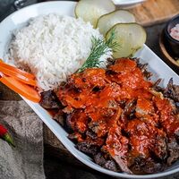 Донер порционный с рисом и говядиной