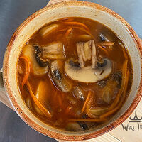 Кисло-острый суп с грибами